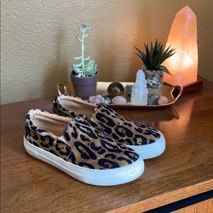 Steve Madden Leopard Print-Gills Slip On